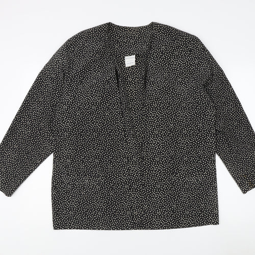 Alexon Women's Black Polka Dot Jacket L