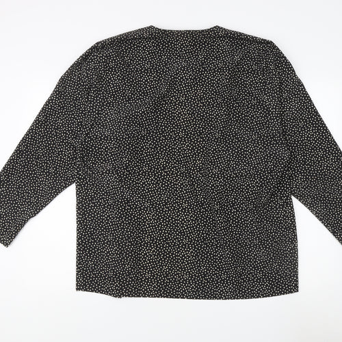 Alexon Women's Black Polka Dot Jacket L