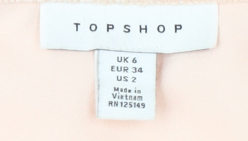 Topshop Women’s Ivory Pencil Skirt, UK 6