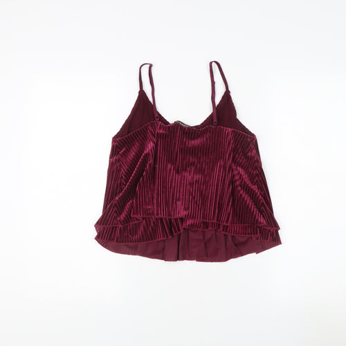 Ann Summers Women's Purple Velvet Camisole - S