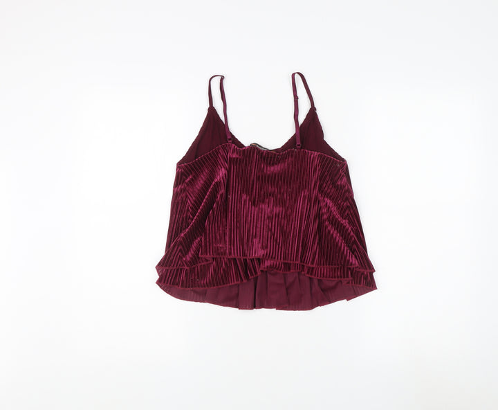 Ann Summers Women's Purple Velvet Camisole - S