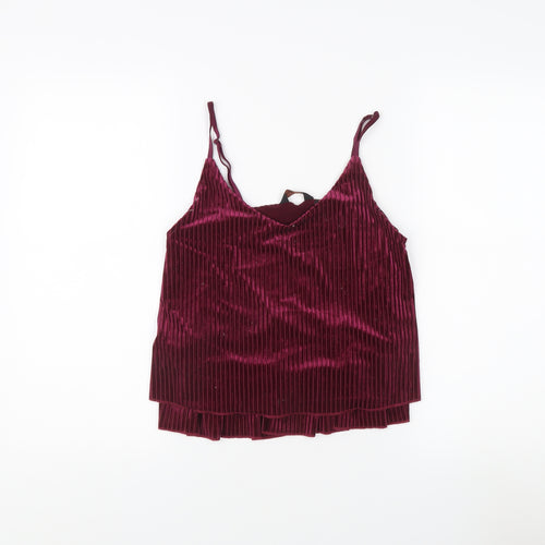 Ann Summers Women's Purple Velvet Camisole - S
