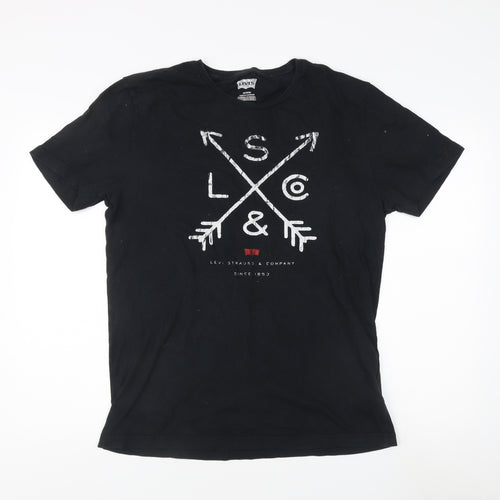 Levi's Men's Black Graphic T-Shirt M