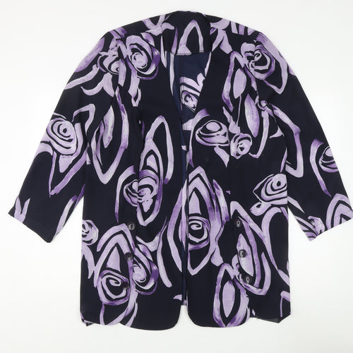 Essence Women's Multicoloured Long Coat Size 20