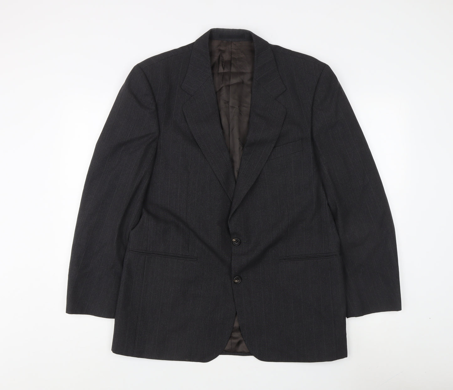 Aquascutum Men's Grey Blazer, Size 40, Classic Style