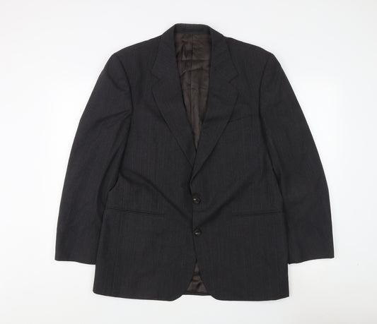 Aquascutum Men's Grey Blazer, Size 40, Classic Style