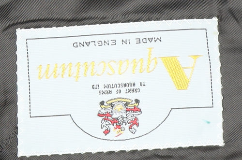 Aquascutum Men's Grey Blazer, Size 40, Classic Style