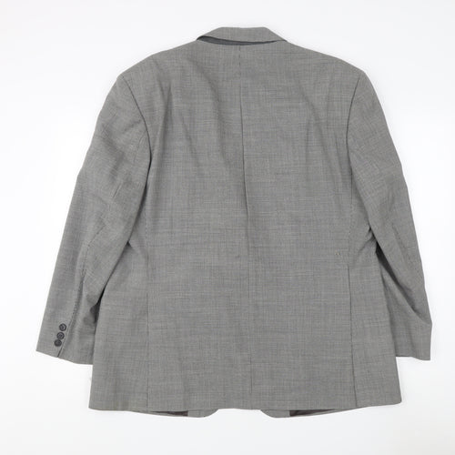 Baumler Men's Grey Check Blazer Jacket Size 48S