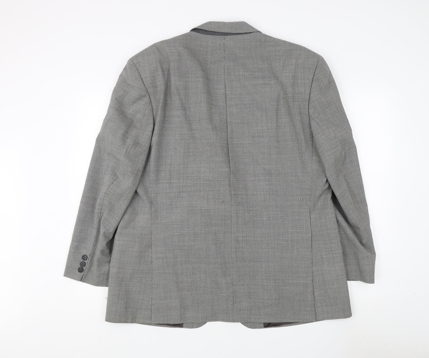 Baumler Men's Grey Check Blazer Jacket Size 48S