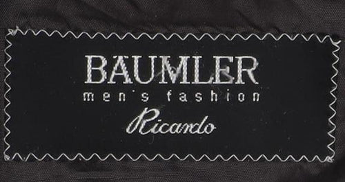 Baumler Men's Grey Check Blazer Jacket Size 48S