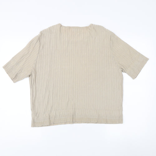 Viyella Women's Beige XL Basic Knit Top
