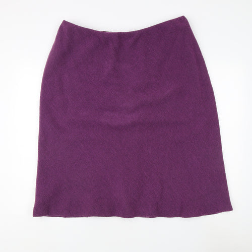 Eastex Women's Purple Wool Skirt Size 20