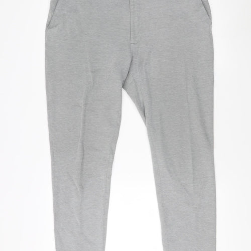 Burton Menswear Grey Tapered Trousers 38R