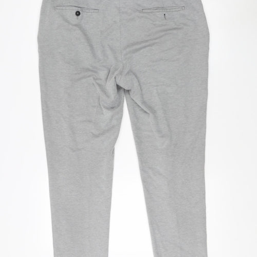 Burton Menswear Grey Tapered Trousers 38R