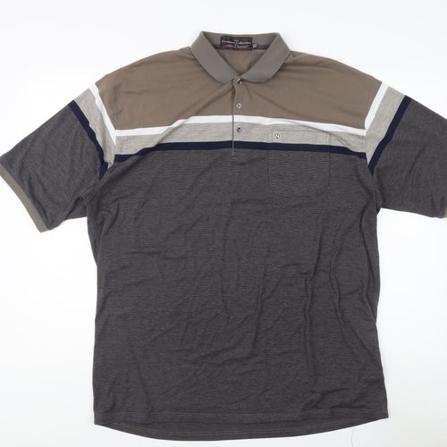 Charles Norton Men's Multicoloured Polo Shirt XXL