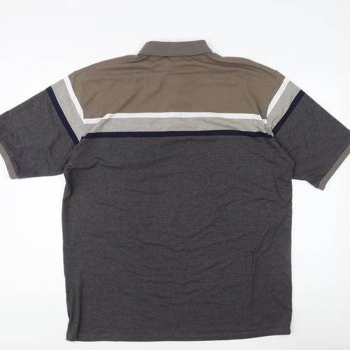 Charles Norton Men's Multicoloured Polo Shirt XXL