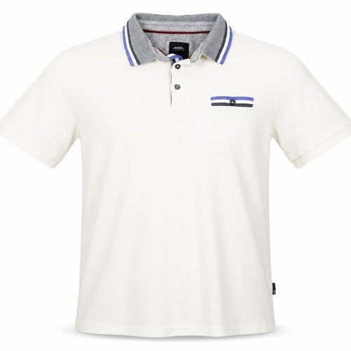 Burton Menswear White Polo - Men Large, Casual Fit