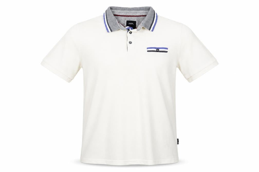 Burton Menswear White Polo - Men Large, Casual Fit