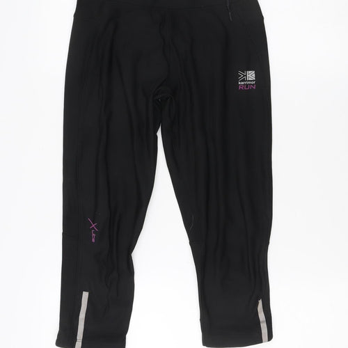 Karrimor Women's Black Cropped Running Leggings Size 8