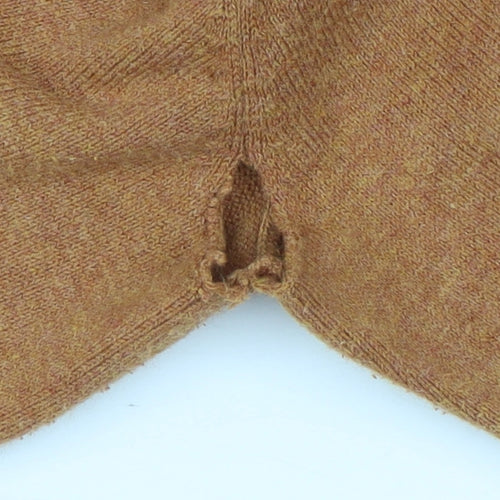 Burton Menswear Men’s Brown L High Neck Pullover Jumper