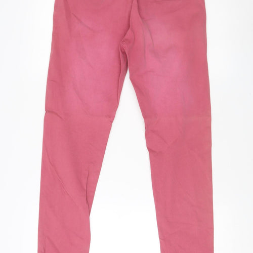 Superdry Women's Pink Jeans - Small, Comfortable Fit
