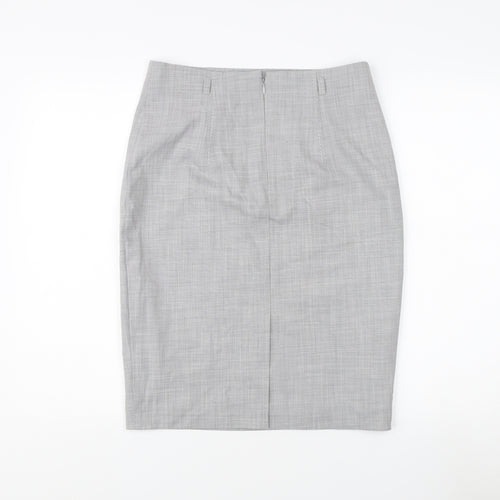Marks and Spencer Women's Grey Pencil Skirt Size 10