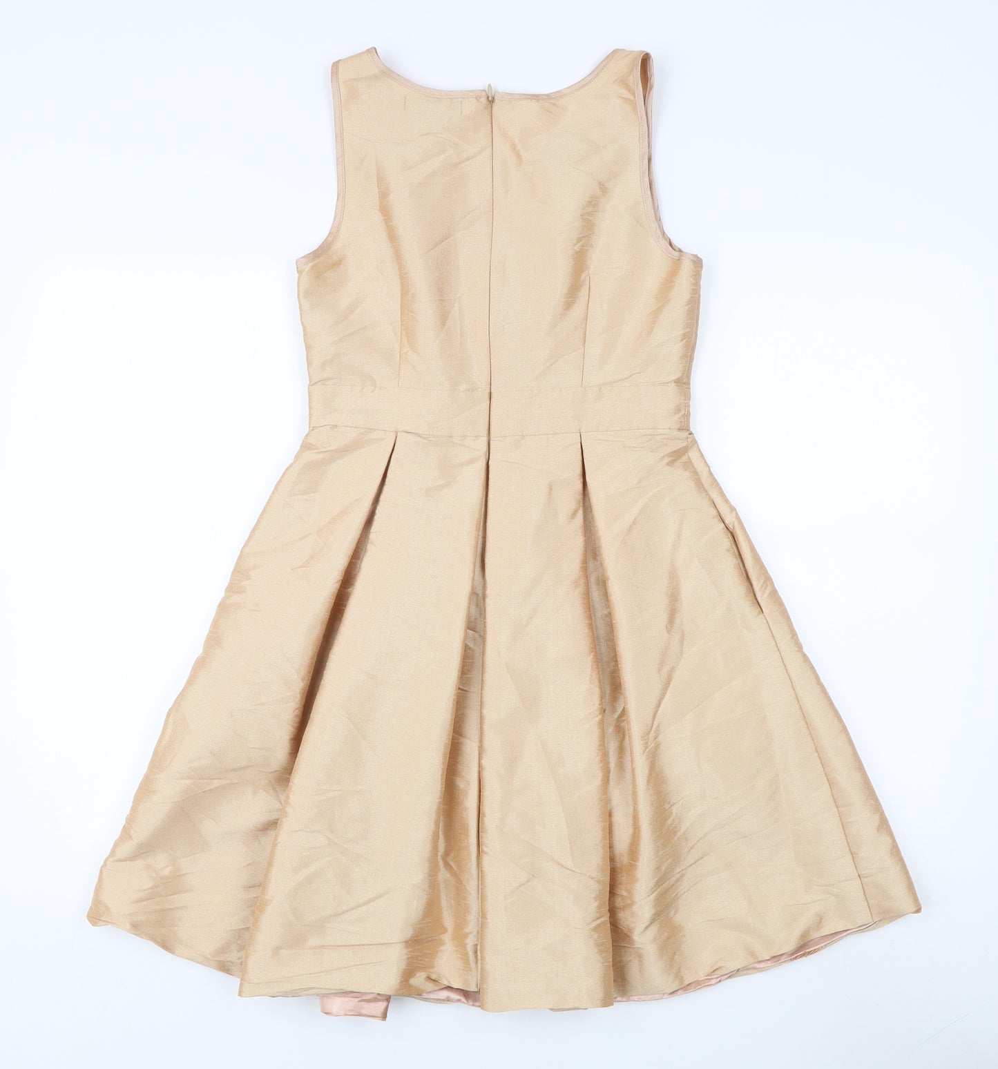 Fever London Beige Sleeveless Women's Dress Size 8