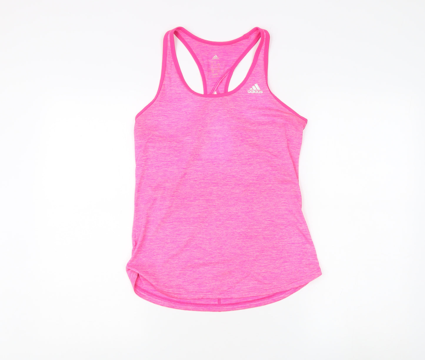 Adidas Women's Pink Tank Top, Size S, Slim Fit