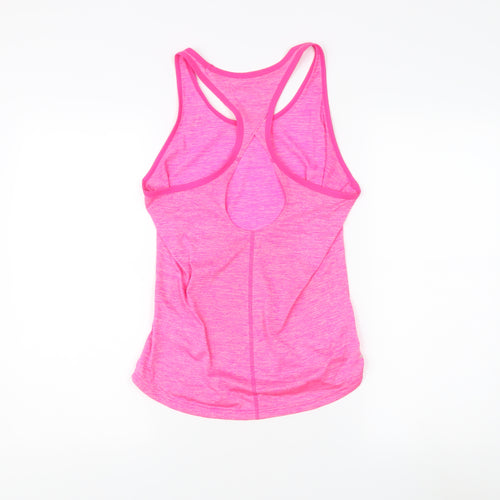 Adidas Women's Pink Tank Top, Size S, Slim Fit