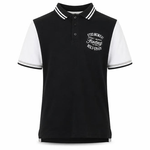 Firetrap Boys Polo Shirt 10-11 Years Black Short Sleeve