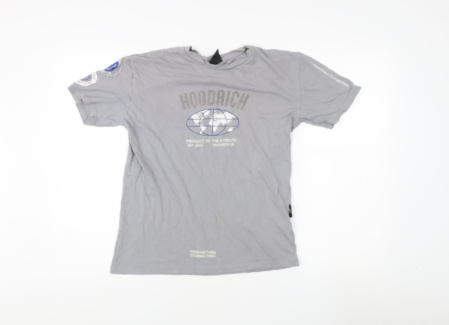 Hoodrich Men's Grey XS T-Shirt with Logo