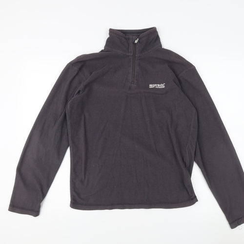Regatta Unisex Black Fleece Pullover Sweatshirt Size S