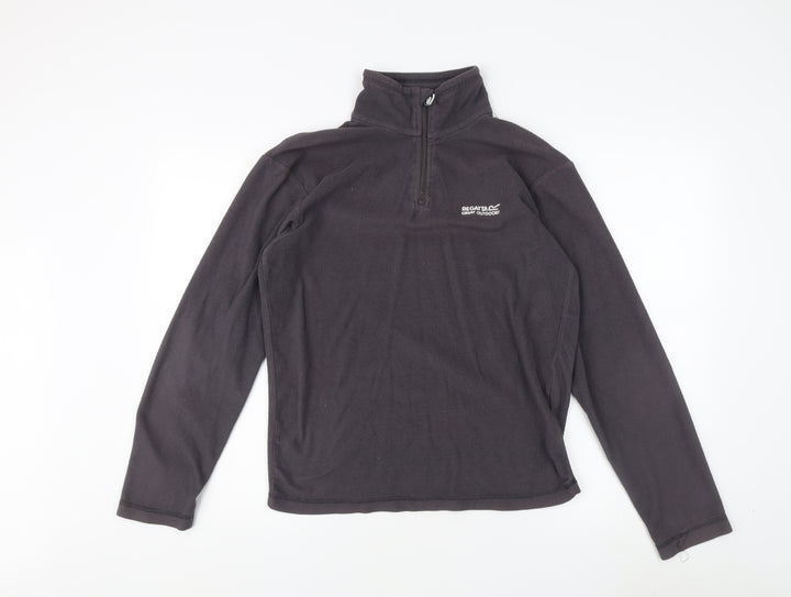 Regatta Unisex Black Fleece Pullover Sweatshirt Size S