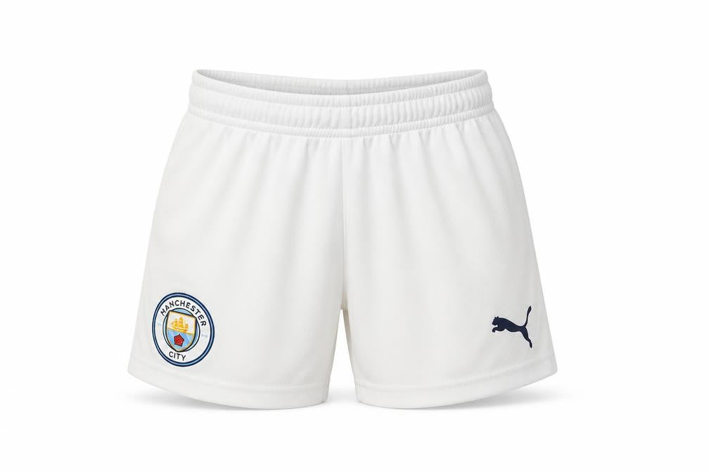 Puma Boys White Athletic Shorts 3-4Y Football