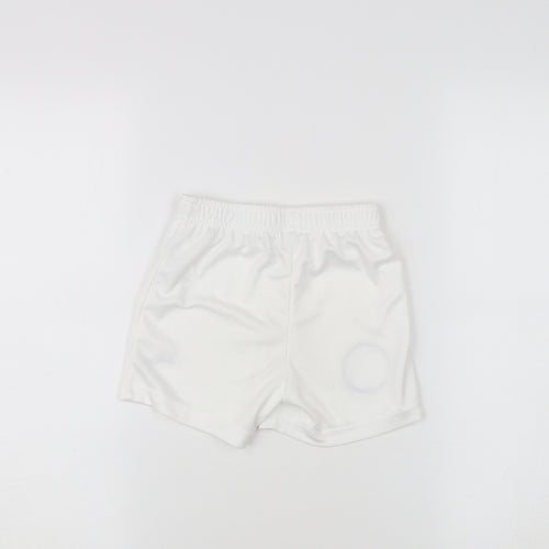 Puma Boys White Athletic Shorts 3-4Y Football