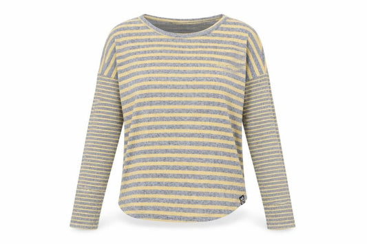 Front view of Superdry Women's Multicoloured Striped Jersey Top -, size 8