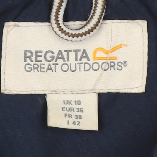 Regatta Women's Blue Quilted Jacket Size 10