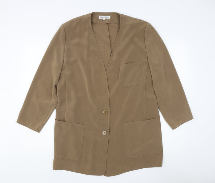 Windsmoor Women's Brown Classic Fit Jacket Size 16