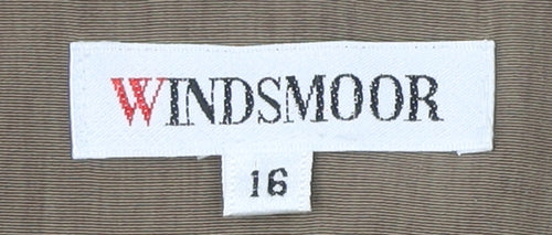 Windsmoor Women's Brown Classic Fit Jacket Size 16