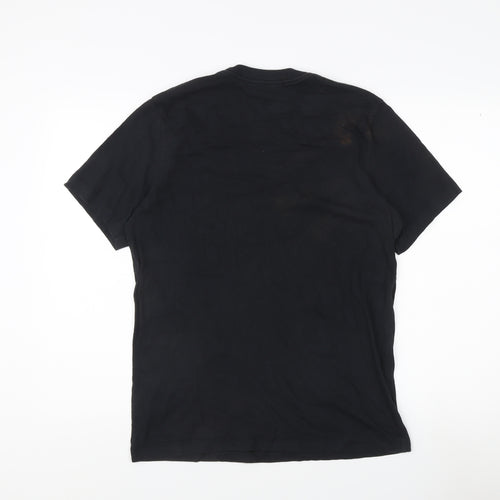 Nike Men’s Black Cotton Logo T-Shirt Size M