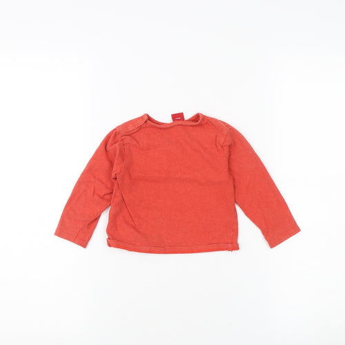 s.Oliver Unisex Baby Red Graphic Print Long Sleeve T-Shirt