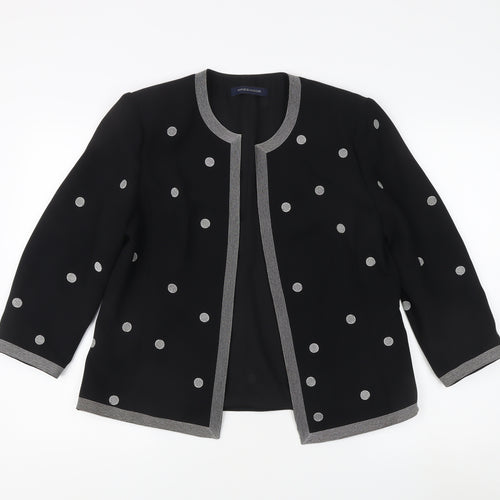Windsmoor Women's Black Polka Dot Formal Jacket Size 10