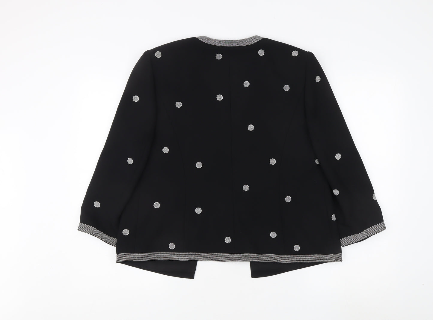 Windsmoor Women's Black Polka Dot Formal Jacket Size 10