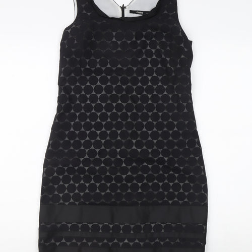 Oasis Women's Black Sheath Dress, Size 8, Party Wear