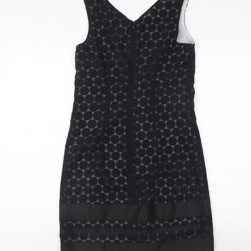 Oasis Women's Black Sheath Dress, Size 8, Party Wear