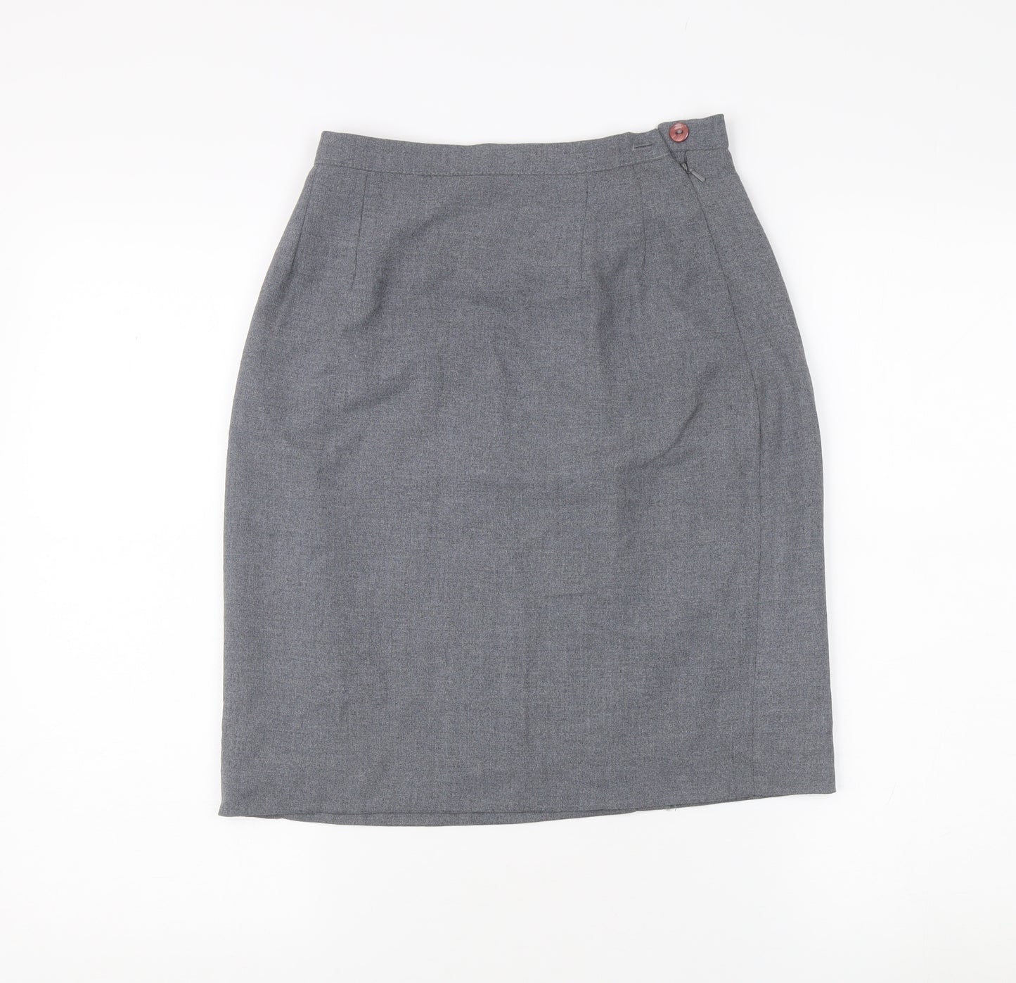 Katy Baker Women's Grey Pencil Skirt Size 10