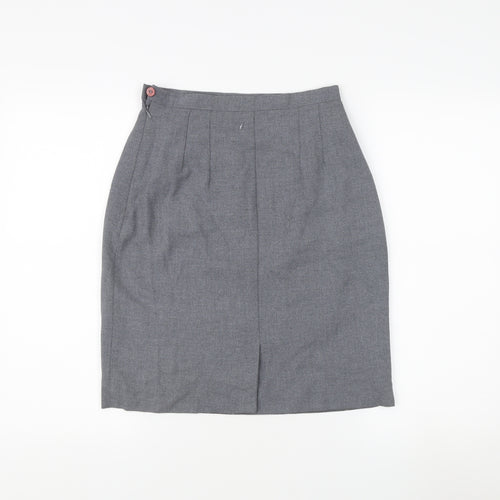 Katy Baker Women's Grey Pencil Skirt Size 10