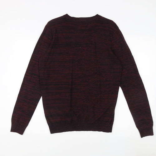 Jack & Jones Men's Red Pullover Jumper, Size L