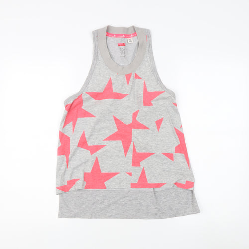 Adidas Women's Grey Sports Tank Top Size S