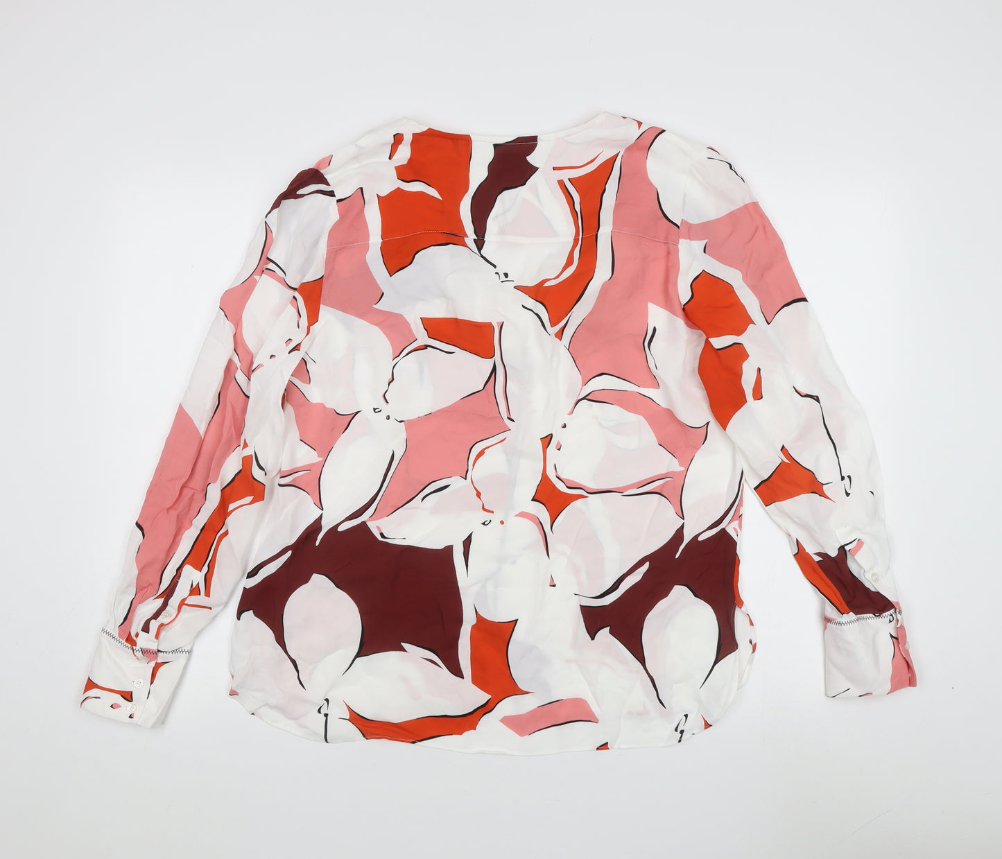 Reiss Women's Multicoloured Floral Blouse Size 12